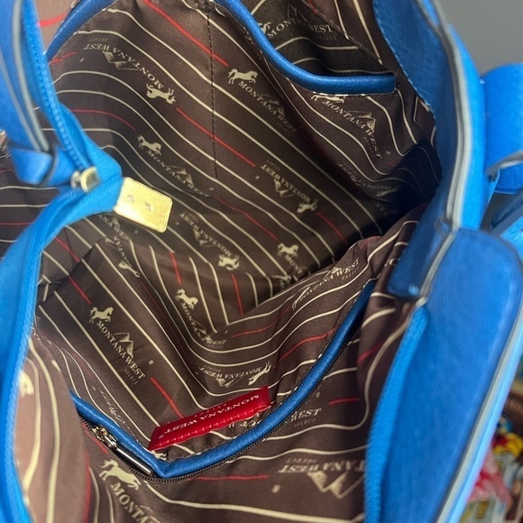 Cobalt Blue Montana West Large Hobo Bag with Removable Crossbody Strap - Picture 8 of 11